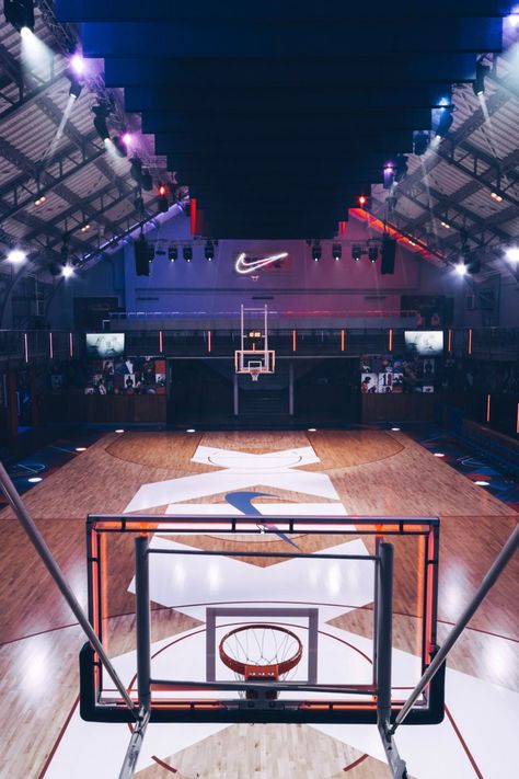 Nike Basketball x Le Quartier, Paris. - Visionarism Pigalle Basketball, Nike Event, Sports Training Facility, Home Basketball Court, Angela Rose, The Bloodline, Basketball Gym, Indoor Basketball Court, Indoor Gym