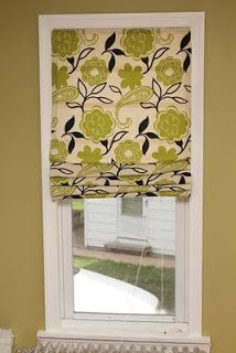 365 Days to Simplicity: Easy no sew Roman Shades Do It Yourself Decoration, Diy Roman Shades, Decor Ikea, Mini Blinds, Décor Diy, No Sew, Woodworking Projects Diy, Roman Shades, My New Room