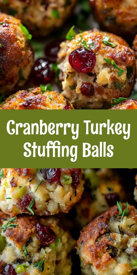 As the aroma of warm spices filled the kitchen on Thanksgiving morning, I rolled the stuffing balls with my daughter’s laughter echoing nearby. Memories of family gatherings intertwined with love, making this dish a cherished tradition, perfect for sharing with loved ones. Mini Stuffing Bites, Turkey Stuffing Cranberry Meatballs, Turkey With Stuffing Inside Recipes, Thanksgiving Dressing Balls, Stuffing Balls With Cranberry Sauce, Dressing Balls Recipes Thanksgiving, Stuffing Turkey Balls, Thanksgiving Balls Recipe, Stuffing Ball Appetizers