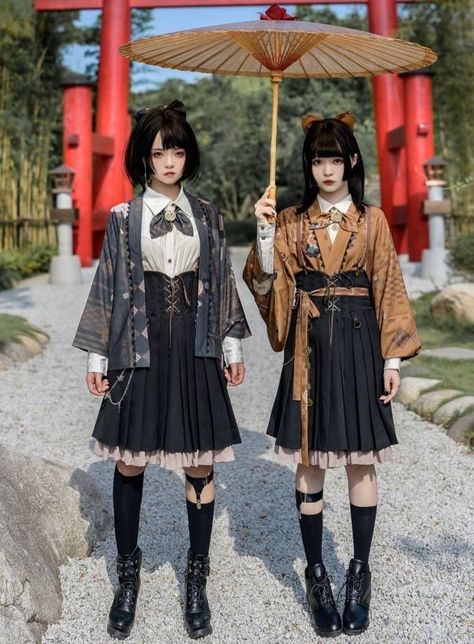 Chinese Modern Outfit, Chinese Outfits Modern, Modern Kimono Fashion Outfits, Modern Kimono Fashion, Chinese Clothing Modern, Modern Chinese Fashion, Kimono Modern, Samurai Clothing, Modern Kimono