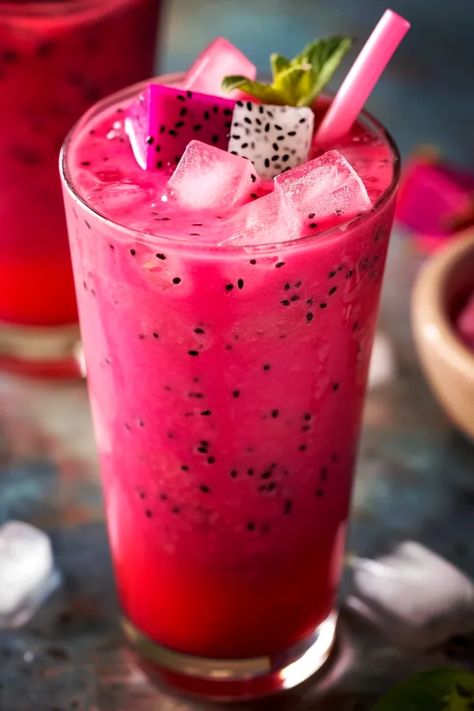 Mystical Mango Dragonade - SnackSeek Dragon Fruit Refresher Starbucks, Casava Cake Recipe, Preppy Food, How To Make Juice, White Grape Juice, Mango Drink, Aesthetic Drink, Mango Drinks, White Grape