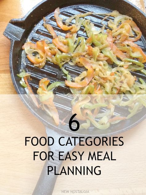 6 Food Categories For Easy Meal Planning Plant Protein Recipes, Ground Beef Spaghetti Sauce, French Lentil Soup, Easy Meal Planning, Cleaner Eating, Plane Food, Easy Tomato Sauce, Chicken Breakfast, Easy Meal Plans