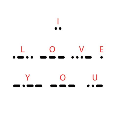 I Love You text in Morse code. Vector illustration. I Like You In Morse Code, Love Morse Code Tattoo, Tattoo Ideas Morse Code, How To Say I Love You In Morse Code, How To Write I Love You In Morse Code, I Love U In Morse Code, Morse Code For I Love You, Morse Code Bracelet I Love You, Morse Code Spine Tattoo