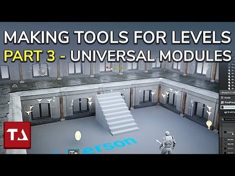 UE5: Making Tools for Level Art // Part 3: Universal Modules // Unreal Engine Tutorial - YouTube Level Design, Making Tools, Unreal Engine, Twitch Tv, Game Development, Engineering, Tools, Tv, Design