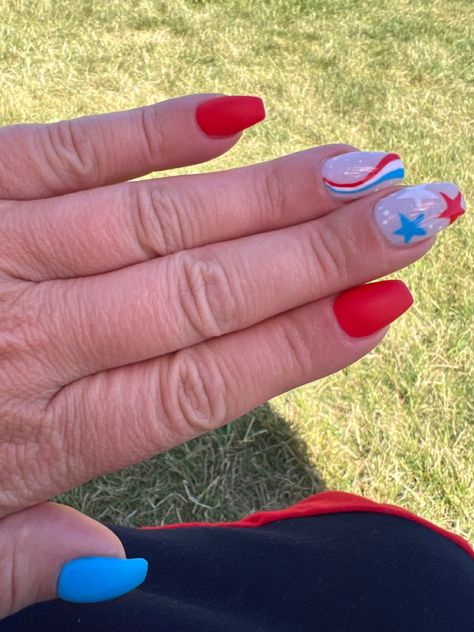 Bombpop was Inspiration Bomb Pop Nail Art, Pop Nail Art, Pop Nails, Up Hair Styles, Bomb Pop, 4th Of July Nails, July Nails, Make Up Hair, Rocket