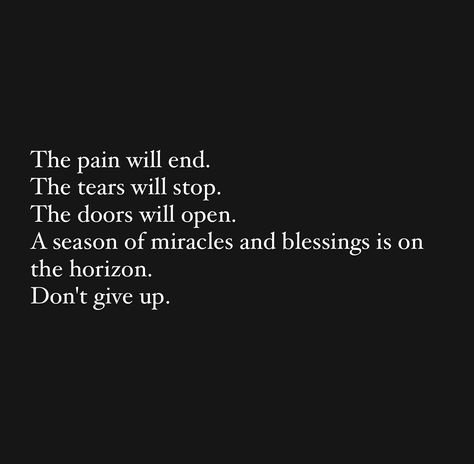 Good things come to an end just as bad things do. Seasons change. Don’t give up just because it’s a bad season. Pray for wisdom and patience in the valley. TRUST God to use your situation as a way of revealing himself and His glory to you and others. Your miracle is coming. Keep the faith🙏🏿🤎 SCRIPTURE: Romans 5:3-5, Romans 8:17-18, James 1:2-4, Isaiah 41:13, 1 Peter 5:7, Romans 12:2, Philippians 4:13, James 1:12, Romans 8:28, Proverbs 3:5-6, Pray For Wisdom, James 1 12, Romans 5, Faith Scripture, Godly Relationship, Philippians 4 13, James 1, Seasons Change, Proverbs 3