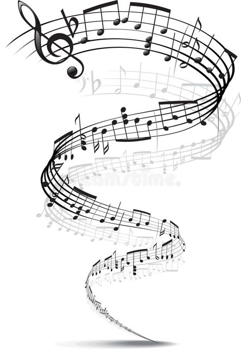 Music notes twisted into a spiral. Isolated on a white background , #AFFILIATE, #twisted, #notes, #Music, #spiral, #background #ad Tattoo Nota Musical, Notes Tattoo, Music Notes Drawing, Music Notes Tattoo, Music Notes Art, Soul Tattoo, Music Tattoo Designs, Note Tattoo, Music Drawings