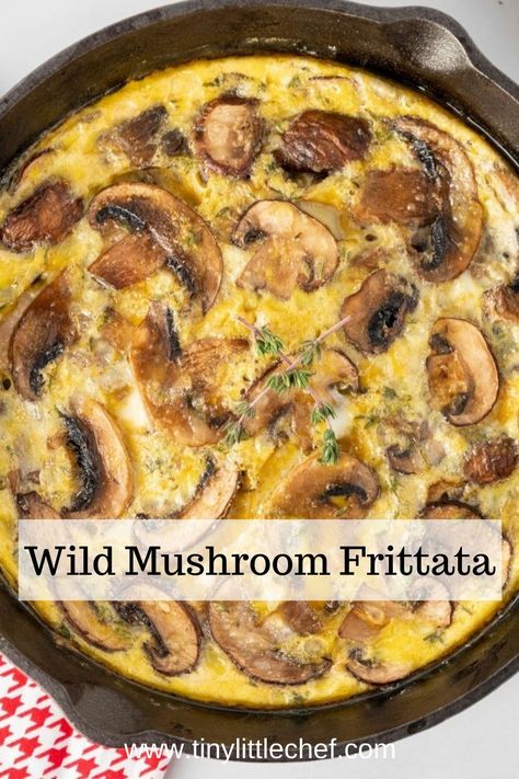 Mushroom Frittata Recipes, Mushroom Breakfast Casserole, Oven Baked Frittata, Brunch Treats, Fritata Recipe, Potato Frittata Recipes, House Seasoning, Mushroom Frittata, Mushroom Breakfast