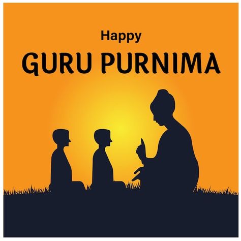 Guru Purnima Mom Dad, Guru Purnima Creative Ads, Happy Guru Purnima Images, Happy Guru Purnima, Holiday Homework, Pencil Drawing Images, Meditation Poses, Guru Purnima, Festival Celebration