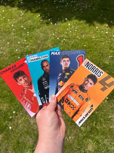 Lando Norris Charles Leclerc, Formula One Drivers, Room Decor Posters, Formula 1 Tickets, Driver Card, Formula Uno, Decor Posters, Lando Norris, Eco Friendly Packaging