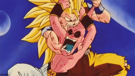 Goku Buu GIF - Goku Buu DragonBall - Discover & Share GIFs Kid Buu, Z Warriors, Goku Y Vegeta, Image Dbz, Majin Boo, Overwatch Funny, Dragon Ball Z Shirt, Goku Vs, New Dragon