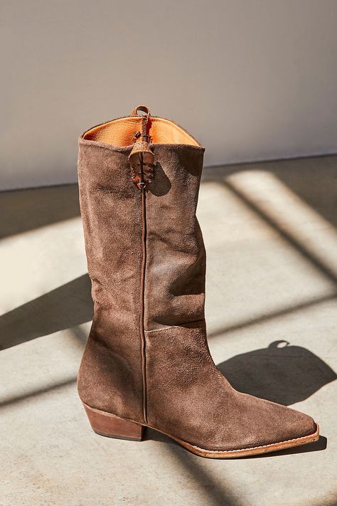 Montage Tall Boots | Free People Free People Boots, Distressed Leather Boots, Dr Shoes, Summer Boots, Sole Sneakers, Boots Fall, Distressed Leather, Calf Boots, Boots Outfit