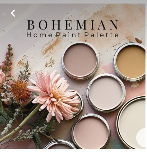 Home Paint Color Palette, Bohemian Color Palette, Interior Design Color Schemes, Home Paint Color, Home Paint, House Color Palettes, Interior Design Color, Sherwin Williams Paint Colors, Paint Color Palettes