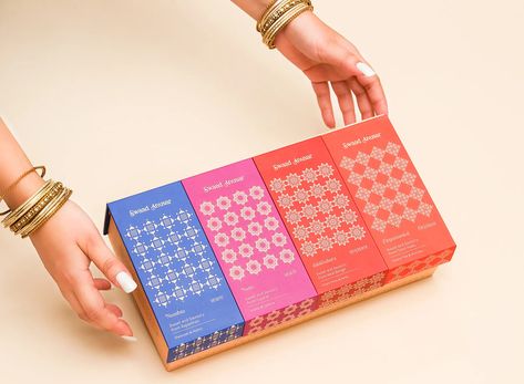 Swaad Anusaar – Diwali Box – Packaging Of The World Diwali Packaging Design, Diwali Packaging Gift Boxes, Diwali Box Packaging, Diwali Boxes Design, Diwali Packaging, Tea Moodboard, Snack Box Packaging, Diwali Boxes, Sweet Box Packaging Design