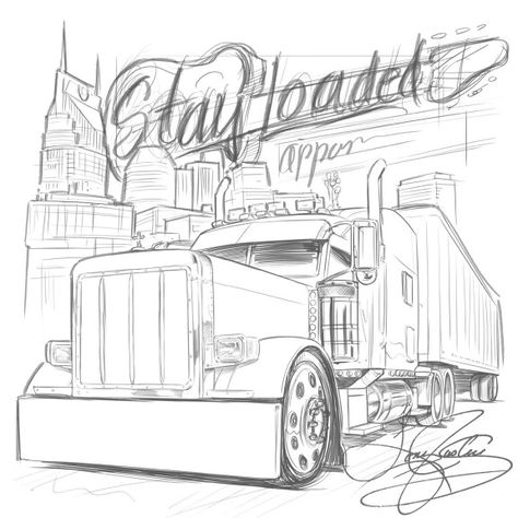 Trucker Tattoo Ideas, Trailer Tattoo, Trucking Tattoos, Peterbilt Tattoo Ideas, Semi Truck Tattoo, Semi Truck Tattoo Ideas, Tow Truck Tattoo, Truck Tattoo Ideas, Trucker Tattoo Ideas Semi Trucks