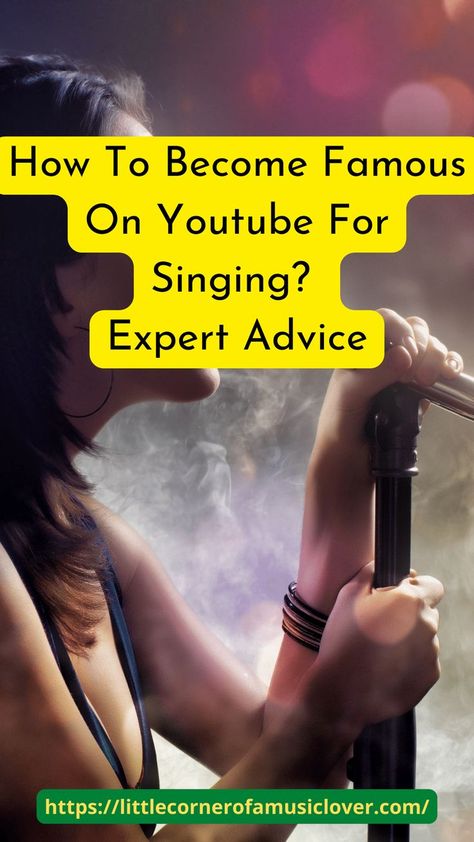 How To Become Famous On Youtube For Singing - Expert Advice How To Get Famous, Good Voice, Writing Songs Inspiration, Vocal Warmups, Singing Techniques, Learn Singing, Vocal Training, Voice Lesson, Singing Career