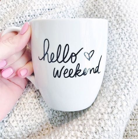 Cheap Coffee Mugs, Cheap Coffee, 3 Coffee, Coffee Mug Quotes, Best Coffee Mugs, Hello Weekend, Dessert Stand, Cute Coffee Mugs, Bon Weekend