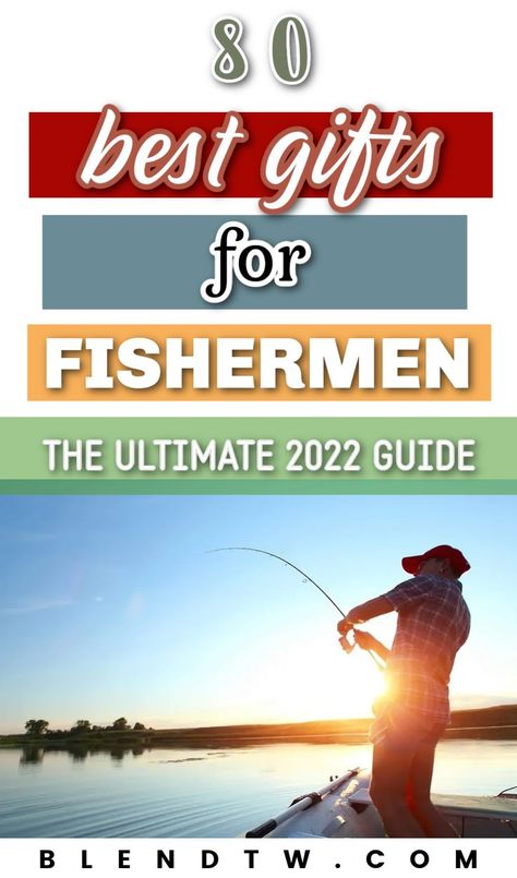 Know a fisherman or someone who loves fishing and want to get them a gift? This ultimate guide offers 80 of the best gifts for fisherman & fishing lovers! Fisherman gift ideas | best gifts for fishing | fishing gift ideas | fishing gift ideas for men | gifts for fisherman Gifts For Fishers Men, Mens Fishing Gifts, Fishing Accessories For Men, Gifts For The Fisherman, Gifts For Fishing Lovers, Ice Fishing Gifts, Fishing Gift Ideas, Gifts For Fishing, Gifts For Fisherman