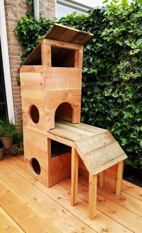 30 Best DIY Outdoor Cat House Plans / Outdoor Cat Shelter Cat Outhouse, Outdoor Cat House Plans, Diy Outdoor Cat House, Cat Shelters For Winter, Cat Shelters, Outside Cat House, Cat House Plans, Outdoor Cat Shelter, Feral Cat House