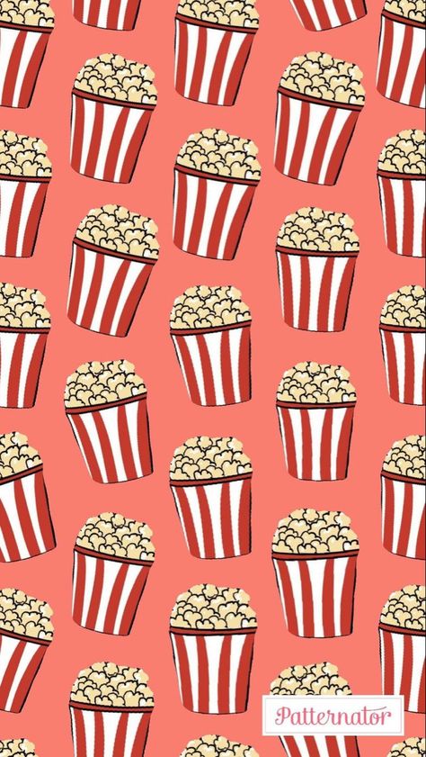 Popcorn Wallpaper, Cute Screen Savers, Cute Food Wallpaper, Valentines Wallpaper, Food Wallpaper, Cool Wallpapers For Phones, Collage Background, Cute Disney Wallpaper, Cute Patterns Wallpaper