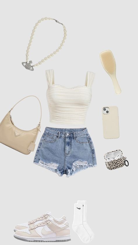 summer outfit ☀️✨️🌼😍🤍💗🩷 Tropical Summer Outfits, Coconut Girl Shein Finds, Couqutte Outfit Ideas Summer, Where To Buy Coconut Girl Clothes, Pogue Outfits, Summer Clothes Coquette, Tropical Clothing, Cocunut Girl Aesthetic Outfit, Outfit Outer