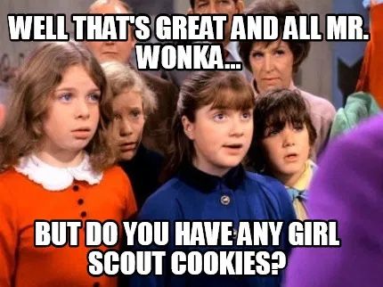 Chloe does! Order online or I have I can drop off or swing by and pick some up. Thanks. https://app.abcsmartcookies.com/#/social-link-landing/f9ebff89-25a1-4373-ab52-cb82e63c8b8d Girl Scout Cookie Meme, Woman Yelling At Cat, Buy Girl Scout Cookies, Girl Scout Meeting Ideas, Girl Scout Mom, Memes Girl, Cookie Booth, Girl Scout Cookie Sales, Woman Yelling