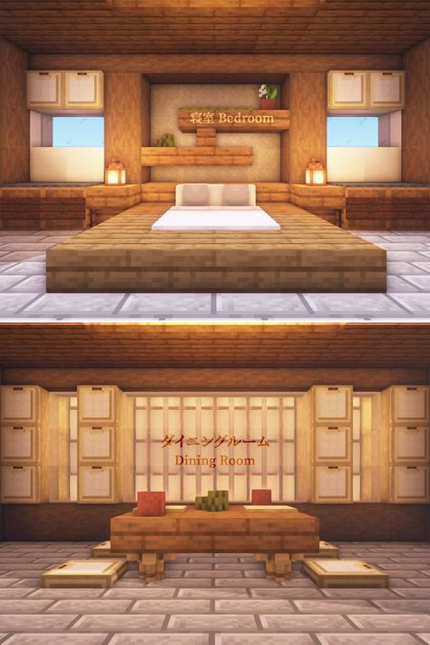 Japanese House Design Minecraft, Minecraft Waiting Room, Japanese Style Minecraft House Tutorial, Minecraft Japanese Kitchen, Japanese Themed Minecraft Builds, Minecraft Japanese Bedroom, Japanese Buildings Minecraft, Japanese House Minecraft Ideas, Japanese Minecraft Ideas