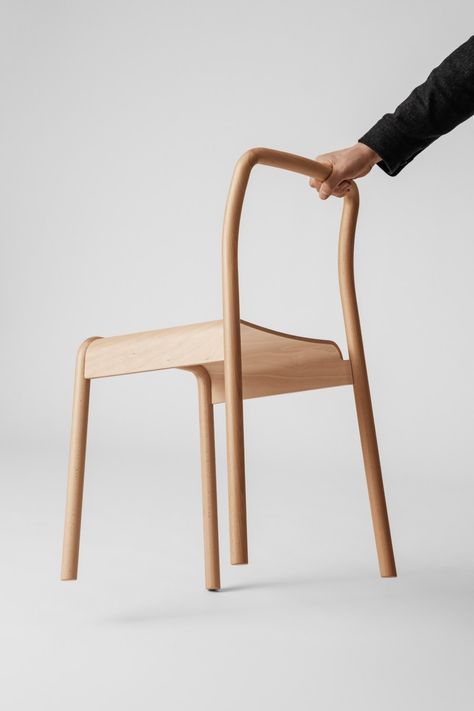 Wooden Chair Design, Minimalist Furniture Design, Light Chair, Foldable Chair, Chair Design Wooden, London Design Festival, Kitchen Chair, Design Festival, Belek