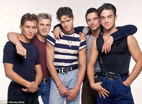 The way they were: Take That started off with five members, (L-R), Mark Owen, Gary Barlow,... Take That Band, 1990s Childhood, Howard Donald, Jason Orange, Mark Owen, Gary Barlow, Gavin And Stacey, Foxy Brown, Robbie Williams