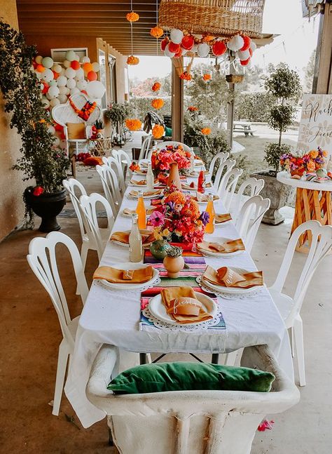 Fiesta Wedding Shower, Mexican Fiesta Bridal Shower, Mexican Bridal Showers, Fiesta Shower, Outdoor Bridal Showers, Bridal Shower Inspo, Fiesta Bridal Shower, Fiesta Wedding, Fiesta Theme Party