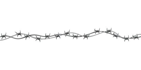 Barbed wire fencing strong sharply point... | Premium Vector #Freepik #vector #barbed-wire #wire-fence #metal-fence #iron-fence Fence Metal, Wire Fencing, Barbed Wire Fencing, Barb Wire, Metal Fence, Wire Fence, Iron Fence, Barbed Wire, Fencing