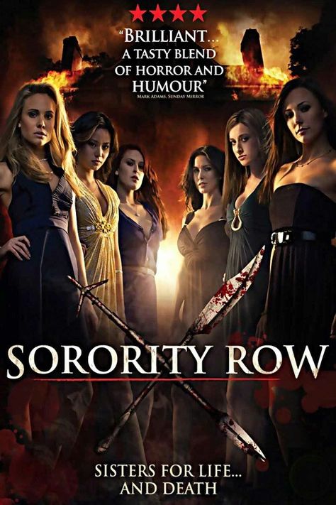 Sorority Row, Sci Fi Horror Movies, British Movies, Amazon Movies, Movie Covers, Sorority Girl, Best Horrors, Film Review, Mystery Thriller