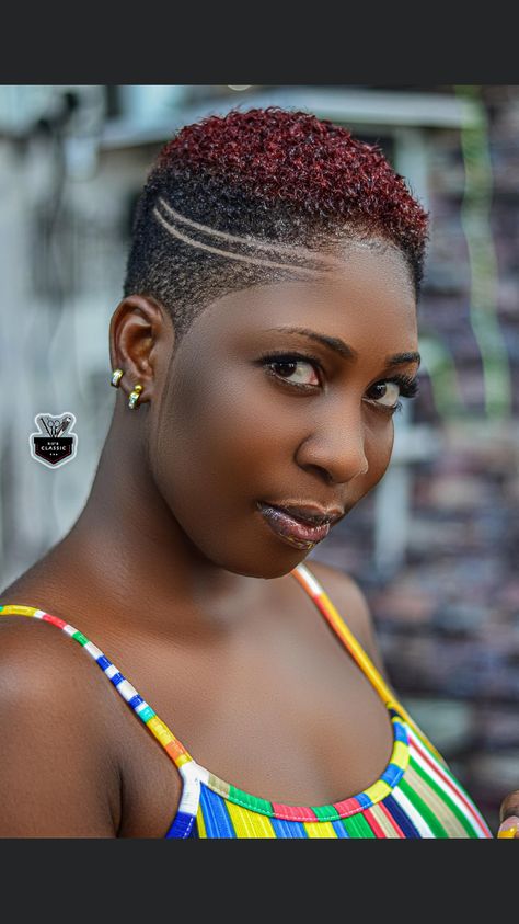 Hairstyles Dazzling Fade Haircuts for Women to Try in 2023 Fade Haircut Women Natural Hair Short Cuts Mohawk Hairstyles Women, Perm Cut For Black Women, Barbers Cut For Women, Low Cut Hairstyles For Ladies, Perm Cut, Female Haircut, Fade Haircut Women, Low Cut Hairstyles, Fade Haircut Designs