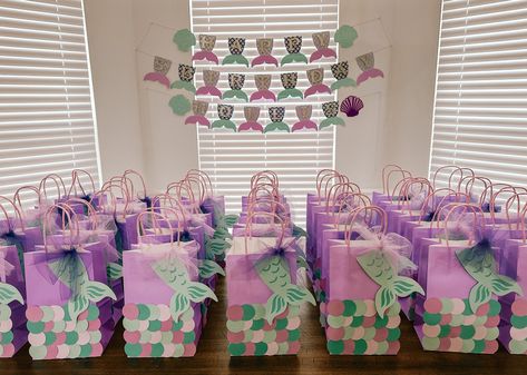 Mermaid Goodie Bags, Mermaid Gift Bags, Mermaid Favors, Mermaid Party Favors Bags, Kids Party Packs, Mermaid Favor, Mermaid Party Favors, Sea Gifts, Handmade Mermaid