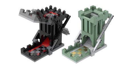 LEGO MOC Self-Loading Dice Tower v2 by Pattspatt | Rebrickable - Build with LEGO Lego Dice Tower Instructions, Lego Dice Tower, Dice Tower, Building Instructions, Lego Parts, Lego Moc, Lego Ideas, Group Of Companies, Different Colors