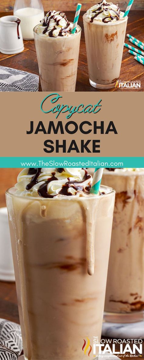 Coffee Flavored Ice Cream, Chocolate Shake Recipe, Copycat Drink Recipes, Homemade Milkshake, Milkshake Recipe Chocolate, Fast Dessert Recipes, Frosty Recipe, Coffee Milkshake, Frozen Drink