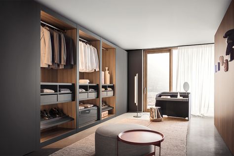 Sipario-walk-in-closet_PIANCA_06_BIG_O Luxury Closets, Closets Design, Exclusive Bedroom, Walking Closet, Vanity Design, Vanity Desk, Drawer Unit, Walk In Wardrobe, Closet Design