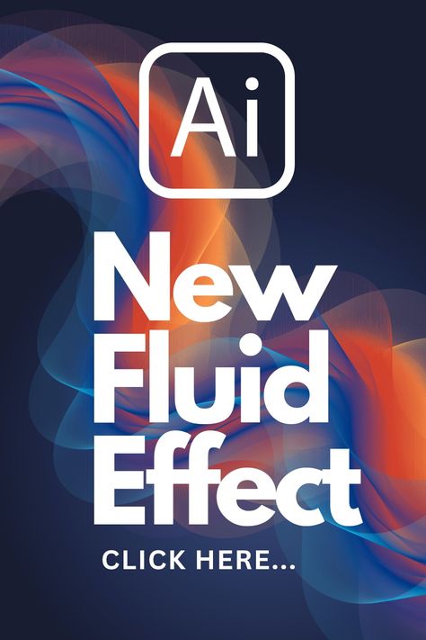 New fluid effec in illustrator. Adobe illustrator tutorials for beginners Adobe Illustrator 2023 Tutorials, Fluid Design Graphics, Adobe Illustrator 2023, Fluid Graphic Design, Illustrator Design Ideas, Adobe Illustrator Background, Illustrator Texture, Adobe Illustrator Tutorial Beginner, Typography Tutorial Illustrator