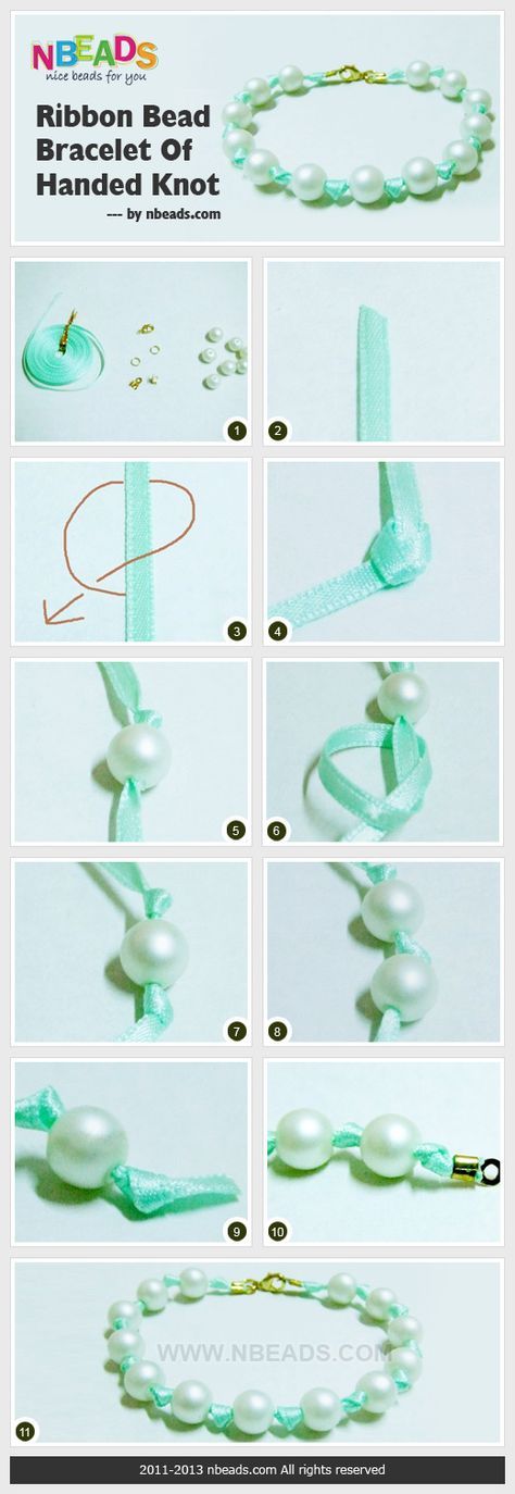 Como hacer un brazalete con cintas Bracelet With Pearls, Ribbon Bracelet, Homemade Jewelry, Bead Bracelets, Jewelry Making Tutorials, Bracelet Tutorial, Diy Schmuck, Bijoux Diy, Hand Made Jewelry