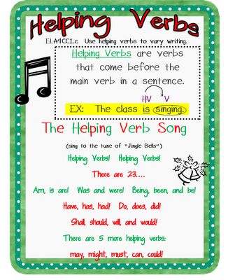 Helping Verbs Anchor Chart & Mini Lesson Helping Verbs Anchor Chart, Helping Verbs Activities, Hesi Exam, Verb Song, Verbs Anchor Chart, Helping Verbs Worksheet, Verb Games, Teaching Verbs, Verbs Worksheet