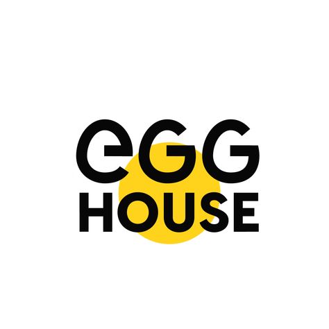 Egg Logo Design Ideas, Egg Typography, Egg Logo Design, Egg Branding, Egg Restaurant, Illustrations Simple, Egg House, Egg Logo, Health App Design