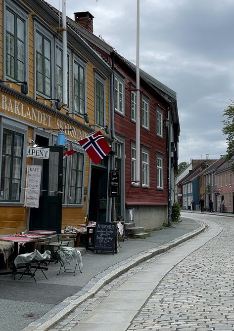 Norway Buildings, Norwegian Aesthetic, Norway Trondheim, Norway Architecture, Norway Aesthetic, Cityscape Architecture, Norway Winter, Trondheim Norway, Alesund