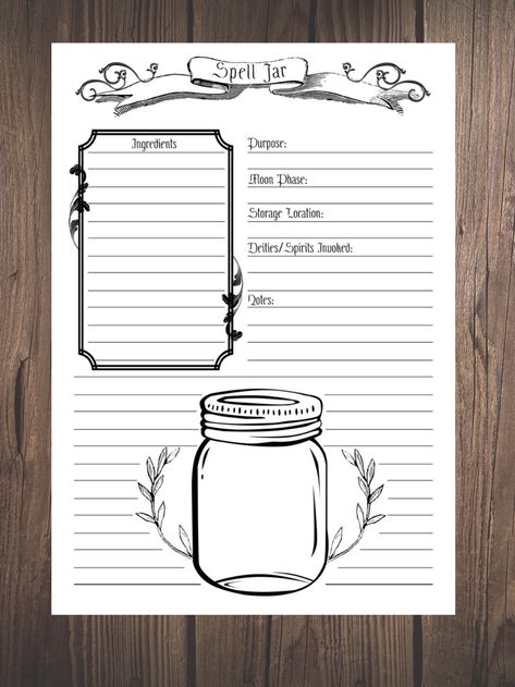 Book of Shadows Blank Worksheets - Payhip Book Of Shadows Protection Page, Diy Book Of Shadows, Spell Journal, Blank Book Of Shadows, Witch Planner, Potions Book, Grimoire Pages, Moon Journal, Witchcraft Books