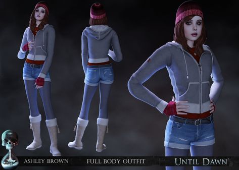 Until Dawn Ashley Brown Full Body Outfit Public... - Mimoto-sims Outfit Sims 4 Cc, Ashley Brown, Until Dawn, Body Outfit, Sims4 Clothes, Yoga Outfit, Sims Mods, Gaming Clothes, Sims 4 Cc