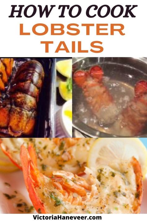 How to Cook Lobster Tails Easily | Fresh or Frozen Lobster Tails Warm Water Lobster Tail Recipe, Cooking Frozen Lobster Tails, Cook Lobster Tails, Fried Lobster Tail, Frozen Lobster Tails, Cook Lobster, Cooking Lobster Tails, Grilled Lobster Tail, Frozen Lobster