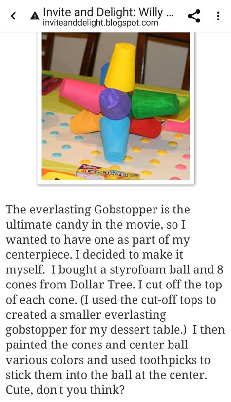 Diy Everlasting Gobstopper, Everlasting Gobstopper Diy, Willy Wonka Diy Decorations, Wonka Bar Printable Free, Willie Wonka Party Decorations, Willy Wonka Halloween Decorations, Willy Wonka Trunk Or Treat, Wonka Trunk Or Treat, Willy Wonka Party Decorations Diy