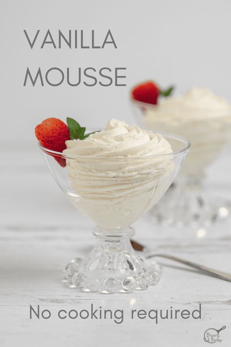 Mousse Cake Filling, Vanilla Bean Mousse, Light Frosting, Mouse Recipes, Mousse Recipes Easy, Coconut Tart, Vanilla Mousse, Sweet Potato Biscuits, Mousse Dessert