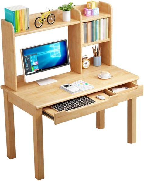 Amazon.com: ZYCSKTL Desk Computer Table Computer Desk with Storage Shelves,Modern and Simple Study Multifunctional Writing Desk, Home Multifunctional Study Desk, with Bookshelf, Easy to Install : Home & Kitchen Desk With Bookshelf, Computer Desk With Storage, Shelves Modern, Table Computer, Desk With Storage, Desk Computer, Modern Shelving, Computer Table, Study Desk