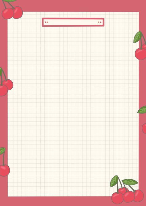 Cherry Notepad Fruity collection | Note writing paper, Writing paper printable, Writing paper printable stationery Memopad Printable Aesthetic, Memo Paper Aesthetic, Goodnote Paper, Goodnote Template, Memo Pad Design, Writing Paper Printable Stationery, Note Writing Paper, Wallpaper Computer, Writing Paper Printable