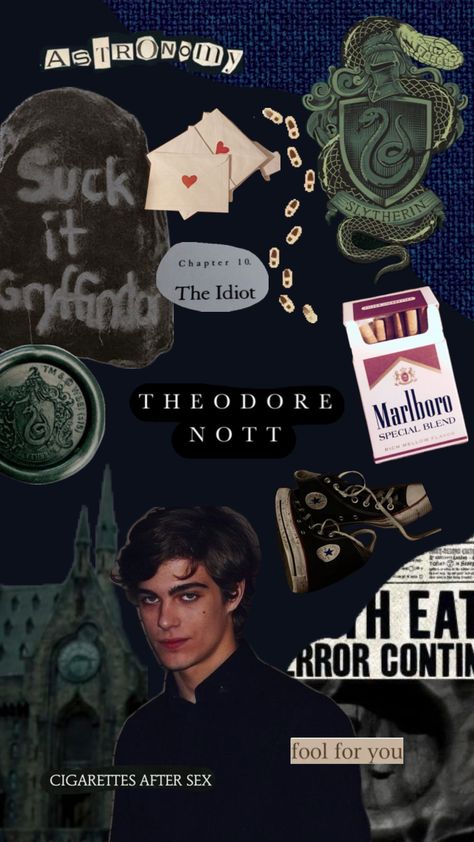 #theo #theodore #theodorenott #nott #slytherin #slytherinaesthetic #wallpaper #aesthetic #harrypotter #harrypotteraesthetic Theodore Nott Aesthetic, Nott Aesthetic, Theodore Nott, Slytherin Harry Potter, Slytherin Aesthetic, Harry Potter Aesthetic, American Horror Story, Wallpaper Aesthetic, Aesthetic Wallpaper